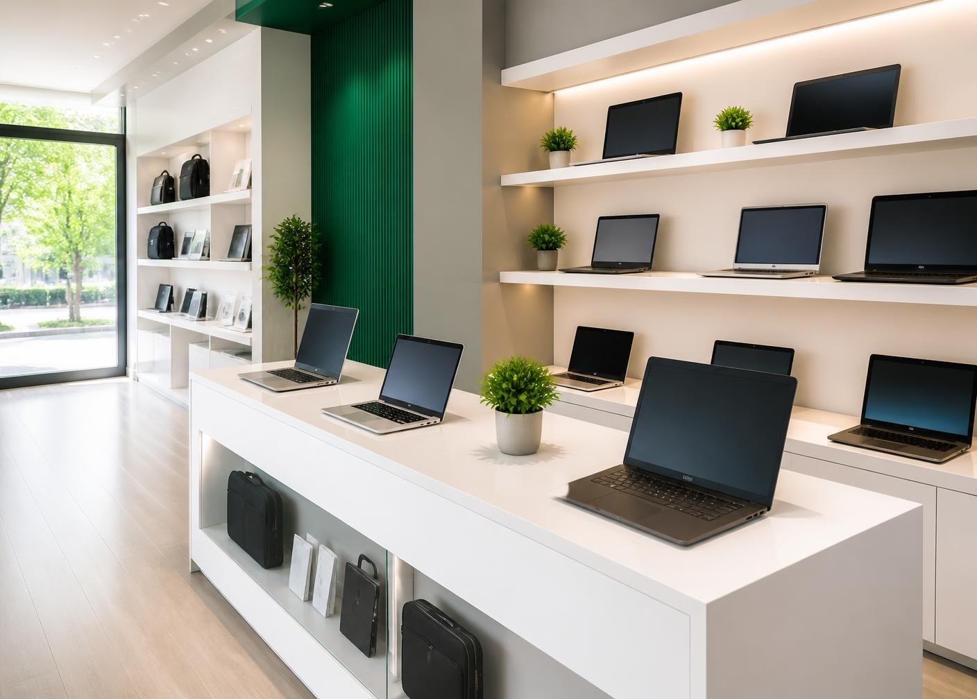 Pakistan Business laptop shop display in Wah Cantt