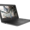 HP Chromebook 11 G7 EE laptop with compact keyboard and HD anti-glare display