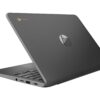 Rear side view of HP Chromebook 11 G7 EE showing Chrome branding and slim body
