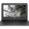 Front view of HP Chromebook 11 G7 EE with HD display and Chrome OS interface