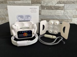 Wireless Earbuds with ANC/ENC Noise Cancellation – Touch Control & LED Display