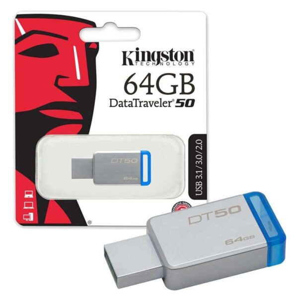 Kingston 64GB USB 3.0 Flash Drive – Reliable, Fast & Compact Data Storage - Image 2