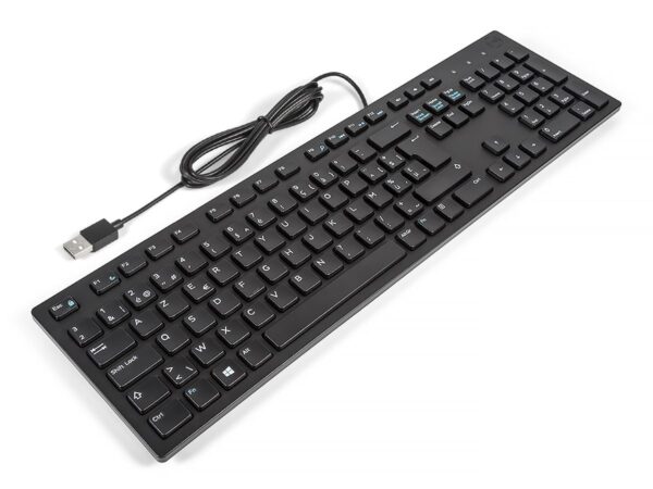 Dell & HP Slim Keyboard – Ultra-Quiet Typing | Sleek Office Design - Image 2
